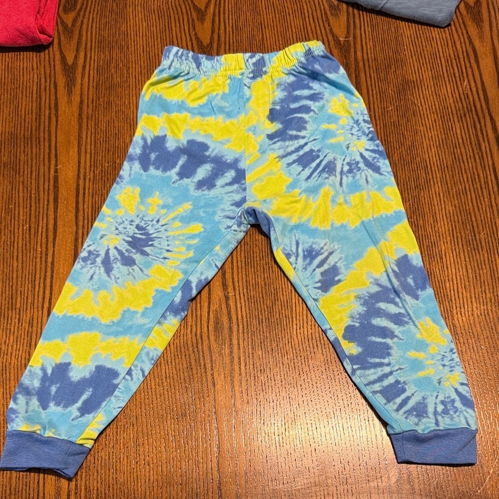 6/20🎉 George Kids Tie-Dye Sweatpants - Blue and Yellow